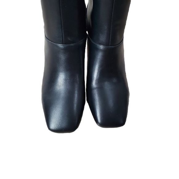 Square Toe knee boots with square heel new! - Picture 2 of 6